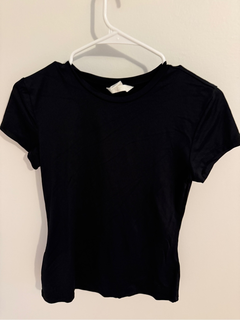 H&M Black Short-Sleeve Crewneck Tee